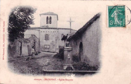 63 - Puy De Dome -  PROMPSAT -  L Eglise Romane Et La Fontaine - Otros & Sin Clasificación