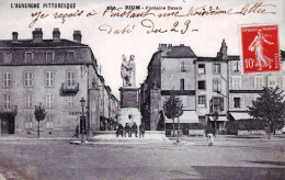 63 - Puy De Dome - RIOM - Fontaine De Desaix  - Riom