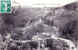 63 - Puy De Dome - SAINT SAUVEUR La SAGNE - Le Pont Et La Route - Otros & Sin Clasificación