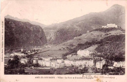 66 - Pyrénées Orientales -  AMELIE Les BAINS - Les Villas - Le Fort Et La Frontiere D Espagne - Other & Unclassified
