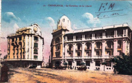 Maroc - CASABLANCA -  Le Carrefour De La Liberté - Casablanca