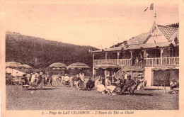 63 - Puy De Dome - Plage Du Lac CHAMBON - L Heure Du Thé Au Chalet - Otros & Sin Clasificación