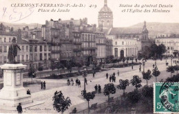 63 - Puy De Dome  -   CLERMONT FERRAND -  Place De Jaude - Statue Du General Desaix Et L église Des Minimes - Clermont Ferrand