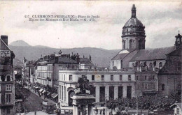 63 - Puy De Dome  -  CLERMONT FERRAND -  Place De Jaude - Eglise Des Minimes Et Rue Blatin - Clermont Ferrand