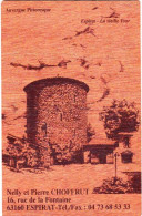 63 - Puy De Dome - ESPIRAT - Carte En Bois - Publicité Producteur Ail /oignons - Autres & Non Classés