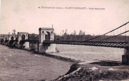 58 - Nievre -  SAINT THIBAUT - Environs De Cosne ) - Pont Suspendu - Other & Unclassified