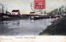 58 - Nievre -  TANNAY - CUSY - Canal Du Nivernais - Peniches - Tannay