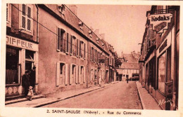 58 - Nievre -  SAINT SAULGE -   Rue Du Commerce - Coiffeur - Sonstige & Ohne Zuordnung