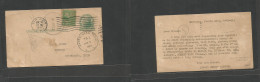 USA - Prexies. 1941 (Apr 29) Puerto Rico, San Juan - India, Neyoor (22 Jun) 1c Green + Adtl, Tied Rolling Cachet Via Mil - Andere & Zonder Classificatie
