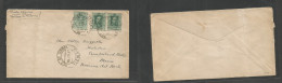 ANDORRA. 1926 (26 Junio) Previo Apertura Oficina Postal Española. Santa Coloma, Republica Andorra - USA, Maine, Halidon. - Autres & Non Classés