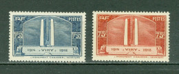 France   316/317  * *  TB - Unused Stamps