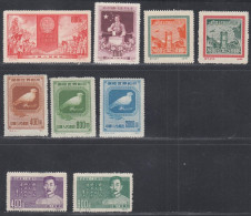 Chine 1950 - Lot De 4 # Séries De Timbres Neufs émis Sans Gomme........... (VG) DC-12577 - Nuevos