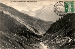 La Route Entre Gletsch Und Oberwald * 3. 9. 1912 - Obergoms