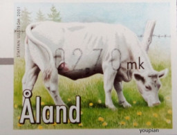 Aland Islands 2001, Cow, MNH Single Stamp - Ålandinseln