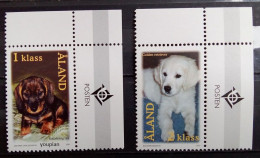Aland Islands 2001, Puppies, MNH Stamps Set - Ålandinseln