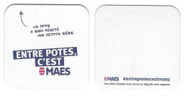 237a Brij. Maes Waarloos Entre Potes, C'est Maes Franse Tekst Rv - Beer Mats