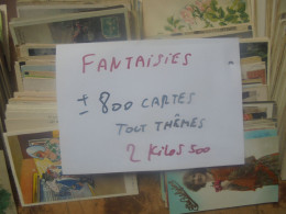 +++FANTAISIES BEAU LOT +- 800 CARTES BEAUCOUP DE THEMES DIFFERENTS+++2 KILOS 500+++(Lire Ci-Bas) - 500 Postcards Min.