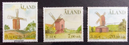 Aland Islands 2001, Windmills, MNH Stamps Set - Aland