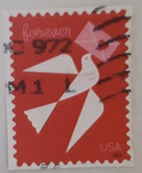 VEREINIGTE STAATEN ETATS UNIS USA 2024 LOVE: CARRIER PIGEON WITH LETTER USED ON PAPER SN 5883 - Usados