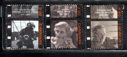 DANEMARK DANMARK DENMARK DANIMARCA 1989 DANISH FILM OFFICE CINEMA 50th  COMPLETE SET SERIE USED USATO OBLITERE' - Cartas & Documentos
