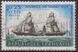 Journée Du Timbre - Paquebot Poste La Guienne - FRANCE - Marine - N° 1446 - 1965 - Usati