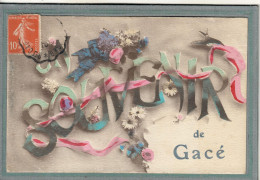 CPA (61) GACé - Carte Souvenir : Un Souvenir De... - 1910 - Gace