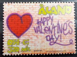 Aland Islands 2001, Valentins Day, MNH Single Stamp - Aland