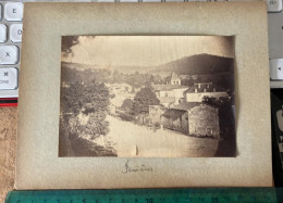 2 REAL PHOTOS ALBUMINE Vers 1880 FERRIERES SUR SICHON Allier 03 - A Identifier - Anciennes (Av. 1900)