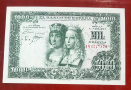 ESPAÑA. EDIFIL 469b. 1000 PTAS 29 DE NOVIEMBRE DE 1957 SERIE 1W, CONSERVACIÓN EBC. - 1000 Peseten