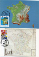 Carte  Maxi  1990 Premier Jour / Lot De 2 Cartes - 1990-1999