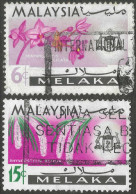 Malacca (Malaysia). 1965-68 Orchids. 6c, 15c Used SG 64, 66. M5109 - Maleisië (1964-...)