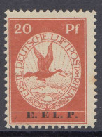 D,Dt.Reich Mi.Nr. VI Flugpost Am Rhein Und Main, Aufdruck E.EL.P. - Ungebraucht
