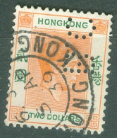 Hong Kong   Yvert  155  Ob  TB   Perforé B C  - Oblitérés