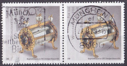 BRD 1988 Mi. Nr. 1383 O/used Waagrechtes Paar (BRD1-8) - Used Stamps