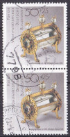 BRD 1988 Mi. Nr. 1383 O/used Senkrechtes Paar (BRD1-8) - Usados