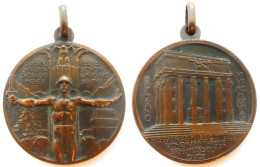 Medaglia Bronzo Federazione Provinciale Combattenti - Bolzano 1928 (32mm) - Autres & Non Classés