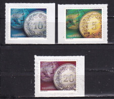 SWITZERLAND-2022-COINS ON STAMPS-.MNH. - Nuovi