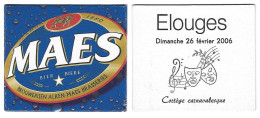 259a Brij. Maes Waarloos Rv Elouges Cortège Carnavalesque 2006 - Beer Mats