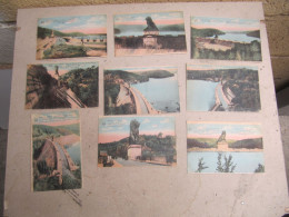 Gileppe - 9 Postkaarten - Gileppe (Barrage)