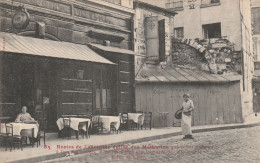 75 PARIS VIEUX PARIS ANCIENE EGLISE DES MATHURINS TERRASSE DE CAFE - Paris (05)