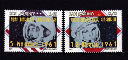 SAN MARINO-2011-SPACE-GAGARIN-SHEPERD,-.MNH. - Unused Stamps