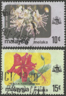 Malacca (Malaysia). 1979 Flowers. 10c, 15c Used. SG 85, 86. M5110 - Malasia (1964-...)