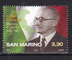 SAN MARINO-2011-LUIGI EINAUDI,-.MNH. - Ungebraucht