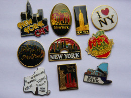 10 Pin S VILLE DE NEW YORK Different - Städte