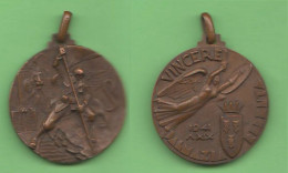 Medaglia  Vincere 1941 Dalmazia Redenta Regio Esercito  Fronte Orientale Marcata Affer Italian Medal - Italien