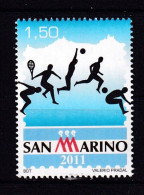SAN MARINO-2011-SPORTS,-.MNH. - Nuevos