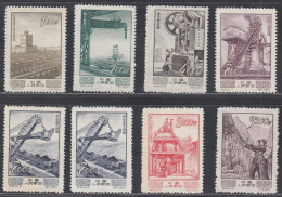 Chine 1954  - Timbres Neufs Emis Sans Gomme. Yvert Nr.: 1000/1007. Michel Nr: 238/245. ..... (VG) DC-12590 - Neufs