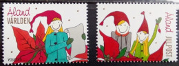 Aland Islands 2009, Christmas, MNH Stamps Set - Aland