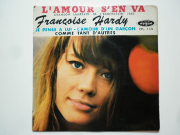 Françoise Hardy 45Tours EP Vinyle L'amour S'en Va / Comme Tant D'autres - 45 Toeren - Maxi-Single