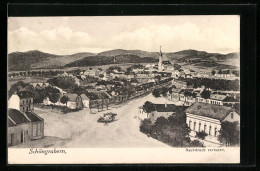 AK Grabern /N.-Oe., Schöngrabern Mit Kirche Aus Der Vogelschau  - Otros & Sin Clasificación